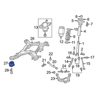 Jeep OE - Suspension Crossmember Insulator