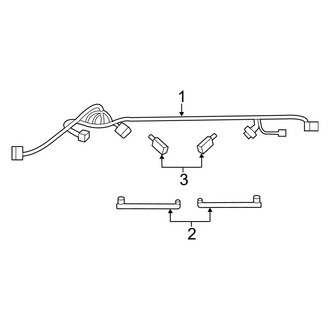 Jeep OE - Rear Lamps - License Lamps