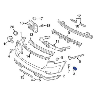 Jeep OE - Rear Valance Panel Clip