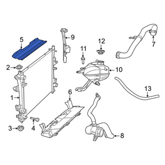 Jeep OE - Upper Radiator Support Baffle