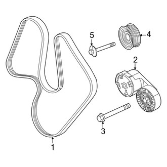 Jeep OE - Cooling - Belts & Pulleys (3.6L)