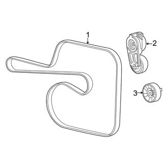 Jeep OE - Cooling - Belts & Pulleys (Limited / Overland / Summit 5.7L)