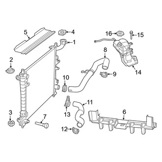 Jeep OE - Cooling - Radiator & Components (6.4L)