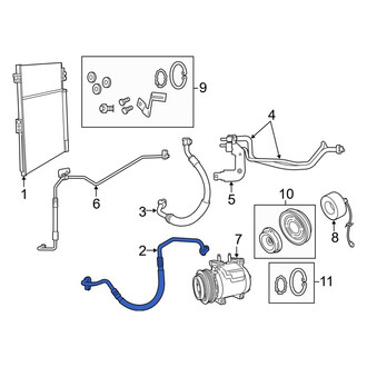 Jeep OE - A/C Refrigerant Discharge Hose
