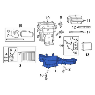 Jeep OE - HVAC Unit Case