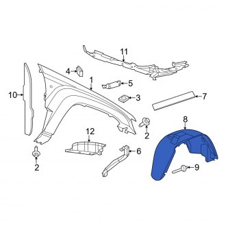 Jeep Grand Cherokee Inner Fenders | Wells, Liners, Shields — CARiD.com