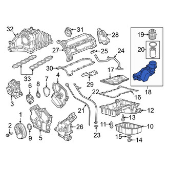 Jeep OE - Engine Oil Filter Housing