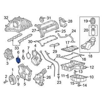 Jeep OE - Left Upper Engine Timing Cover