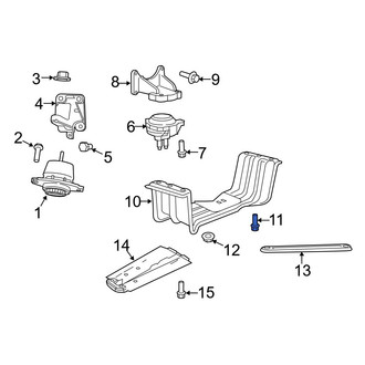 Jeep OE - Transmission Crossmember Bolt