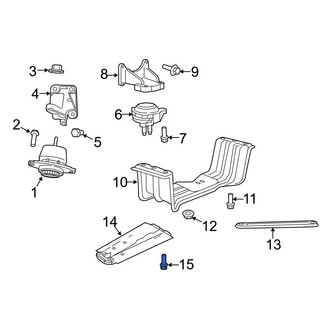Jeep OE - Transmission Crossmember Bolt