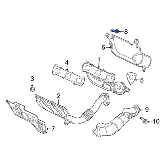 Jeep OE - Exhaust Manifold Heat Shield Bolt