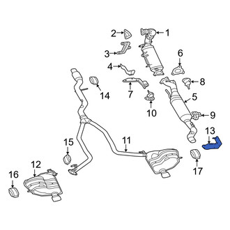 Jeep OE - Exhaust Muffler Bracket