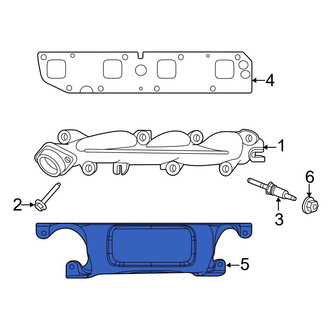 Jeep OE - Exhaust Manifold Heat Shield