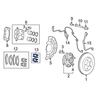 Jeep OE - Rear Disc Brake Pad Set