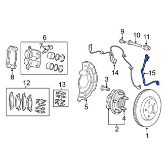 Jeep OE - Front Left Brake Hydraulic Hose