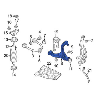 Jeep OE - Front Right Lower Suspension Control Arm