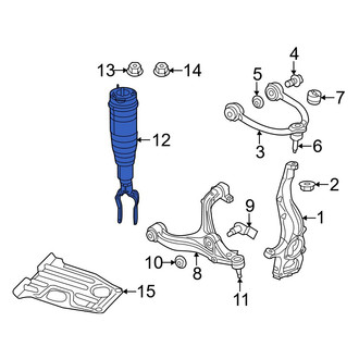 Jeep OE - Rear Right Suspension Shock Absorber