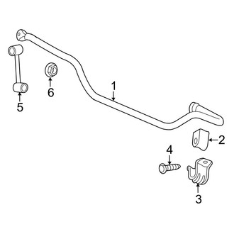 Jeep OE - Front Suspension - Stabilizer Bar & Components