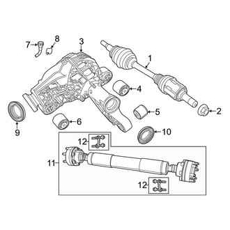 Jeep OE - Front Suspension - Front Axle & Carrier