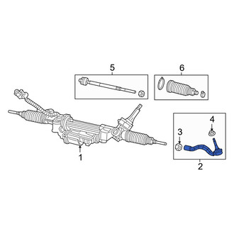 Jeep OE - Inner Steering Tie Rod End