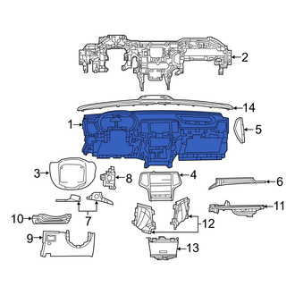 Jeep OE - Dashboard Panel