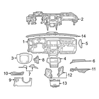 Jeep OE - Instrument Panel Components
