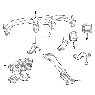 Jeep OE - Instrument Panel - Ducts