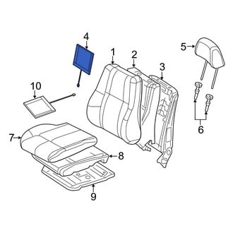 Jeep OE - Front Left Upper Seat Heater Pad