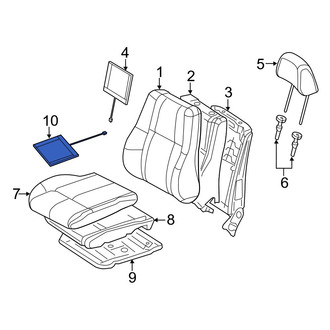 Jeep OE - Front Left Upper Seat Heater Pad