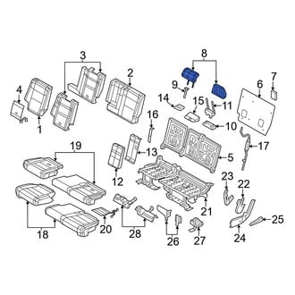 Jeep OE - Front Headrest