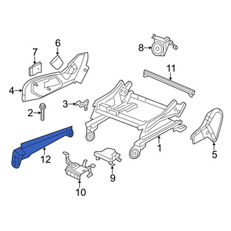 Jeep OE - Front Left Inner Seat Track Cover