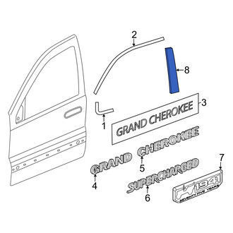 Jeep OE - Front Right Door Applique