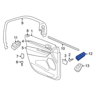 Jeep OE - Front Left Door Window Switch