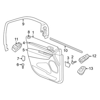 Jeep OE - Front Door - Interior Trim