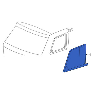 Jeep OE - Rear Right Quarter Glass
