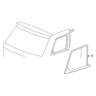 Jeep OE - Quarter Panel - Glass