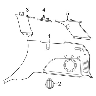 Jeep OE - Quarter Panel - Interior Trim