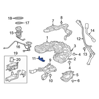 Jeep OE - Front Fuel Tank Shield