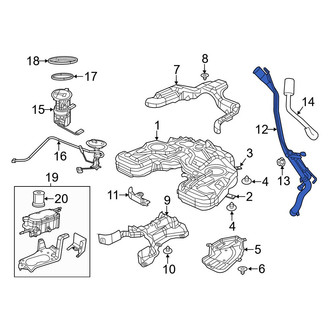 Jeep OE - Lower Fuel Tank Filler Neck