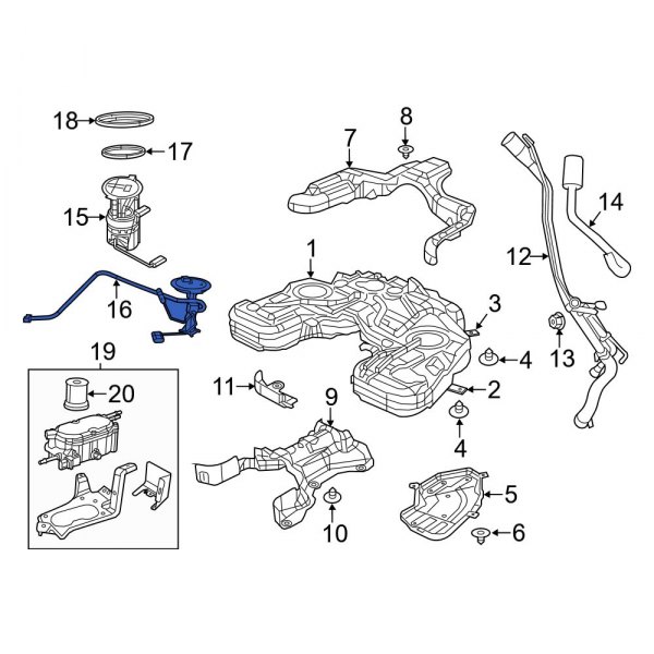 Fuel Pump and Sender Assembly