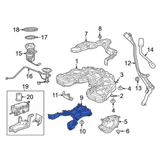 Jeep OE - Lower Fuel Tank Shield