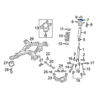 Jeep OE - Suspension Shock Absorber Mount Washer