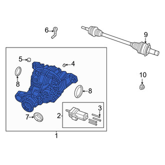 Jeep OE - Rear Differential Housing