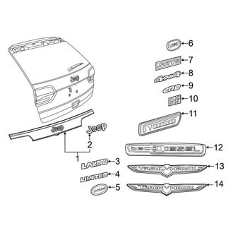 Jeep OE - Lift Gate - Exterior Trim