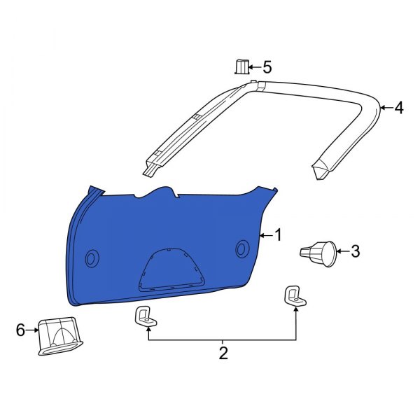 Liftgate Trim Cover