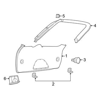 Jeep OE - Lift Gate - Interior Trim
