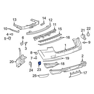 Jeep OE - Rear Blind Spot Detection System Warning Sensor