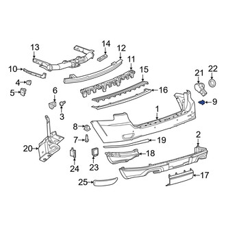 Jeep OE - Rear Valance Panel Clip