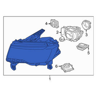 Jeep OE - Front Left Headlight Assembly