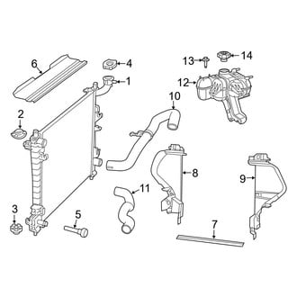 Jeep OE - Cooling - Radiator & Components (Primary Cooling), (6.2L)